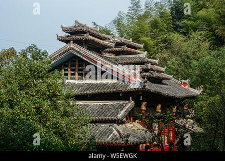 Nanning, Cina - il Nov 2, 2015. Antico palazzo in Nanning, Cina. Nanning è una città nel sud della Cina vicino al confine del Vietnam. Foto Stock