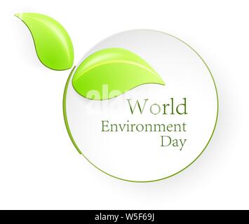 Giornata mondiale dell'ambiente. Illustrazione Vettoriale per la Giornata mondiale dell'ambiente. Illustrazione Vettoriale
