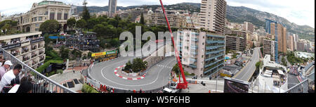 Gran Premio di Monaco di F1 angolo a forcina per capelli Foto Stock