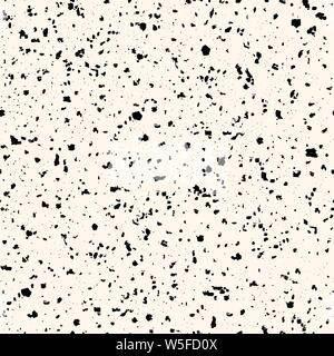 Intricato artigianale il grunge design terrazzo. Vettore di Seamless pattern su carta sbiadito colore di sfondo. Ottimo per la tessitura, bellezza moderna, sport Illustrazione Vettoriale