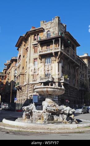 Italia Roma Quartiere Copped Piazza Mincio Con Il Palazzo Del Ragno italia-roma-quartiere-copped-piazza-mincio-con-il-palazzo-del-ragno