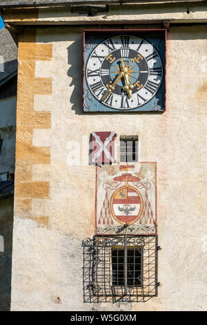 Austria, dell'UNESCO Riserva della Biosfera di Salisburgo, Lungau Moosham castello, lo sperone Castle è situato ad una altezza di 1.079 metri Foto Stock