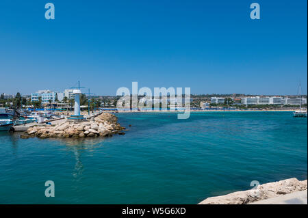 Ayia Napa Harbour, Ayia Napa, Cipro Foto Stock