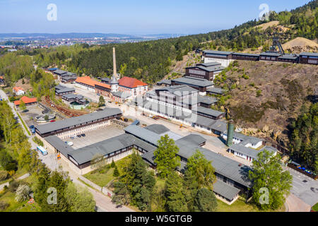 Antenna della Miniere di Rammelsberg, Sito Patrimonio Mondiale dell'UNESCO, Goslar, Bassa Sassonia, Germania, Europa Foto Stock