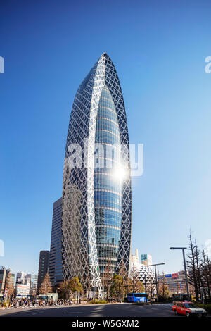 Mode Gakuen Cocoon tower, moda college edificio, Shinjuku, Tokyo, Giappone, Asia Foto Stock