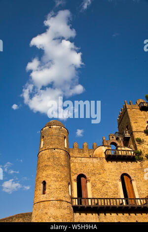 Recinto reale, Gondar, Etiopia, Africa Foto Stock