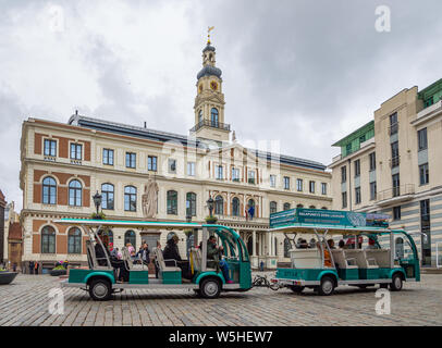 Il Consiglio comunale della città di costruire e mettere in Riga, Lettonia, Paesi Baltici, UE. Foto Stock