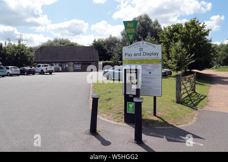 Leybourne Lakes Country Park Larkfield Kent Foto Stock