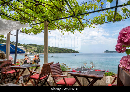 Donje Celo, isola di Kolocep, Isole Elafiti, Dubrovnik, Croazia Foto Stock