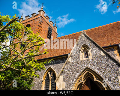 San Tommaso di Canterbury C di E CHIESA, Goring-on-Thames, Oxfordshire, Inghilterra, Regno Unito, GB. Foto Stock