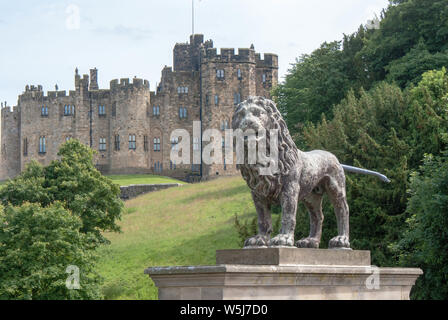 Castello di Alnwick Foto Stock