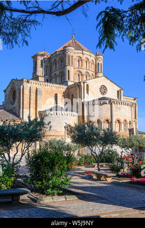 Il XIII secolo, Chiesa Collegiata di Santa María la Mayor in Toro, provincia di Zamora, Castilla y Leon, Spagna. Foto Stock