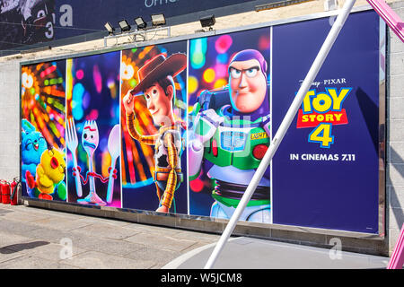 Porto di Hong Kong Cityis unendo le proprie forze con la Disney per portare "Toy Story 4" carnevale a tema con diversi giochi e sfide Foto Stock