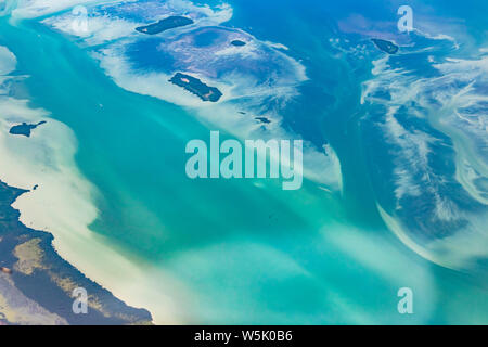 Cuba vista da un aereo Foto Stock