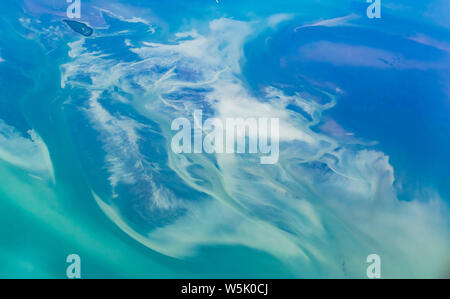 Cuba vista da un aereo Foto Stock