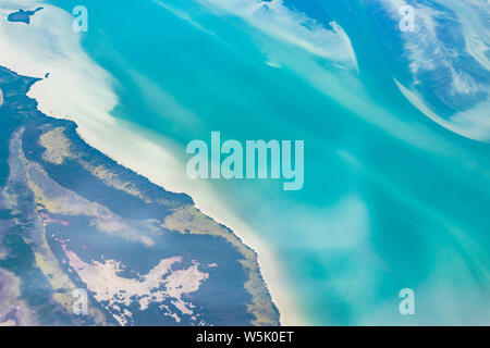 Cuba vista da un aereo Foto Stock