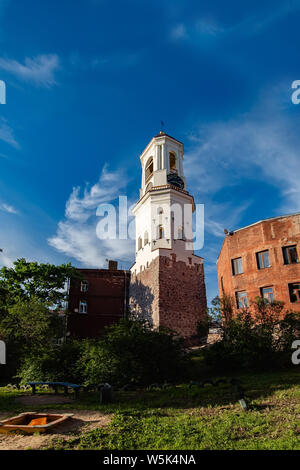 Vyborg, Russia, luglio 03, 2019: vecchia cattedrale di Vyborg Foto Stock