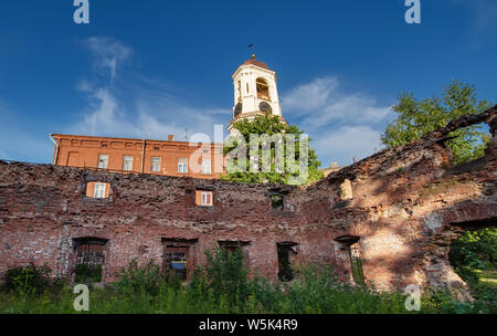 Vyborg, Russia, luglio 03, 2019: vecchia cattedrale di Vyborg Foto Stock