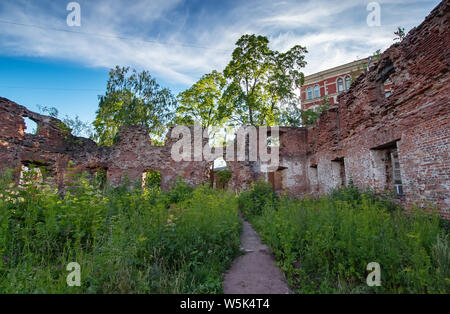 Vyborg, Russia, luglio 03, 2019: vecchia cattedrale di Vyborg Foto Stock