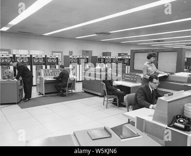 Sala Computer Christopher Del Kraft Copie Personali Computer Ibm 7090 In Una Sala Macchine Presso