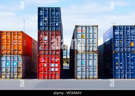 La Flinders Adelaide terminale per container Foto Stock