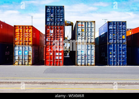 La Flinders Adelaide terminale per container Foto Stock