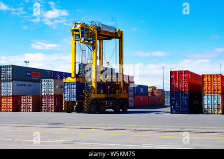 La Flinders Adelaide terminale per container Foto Stock