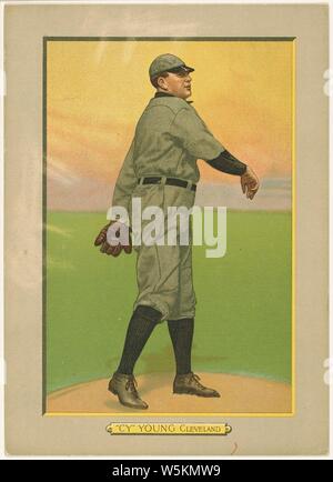 Cy giovane, Cleveland Pan, baseball card ritratto Foto Stock