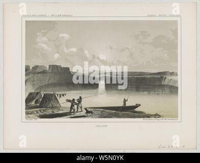 Dalles - Stanley del. ; Sarony, Major & Knapp, Liths. 449 Broadway, N.Y. Foto Stock