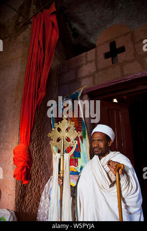 Iglesias de Lalibela, Lalibela, Etiopia, Africa Foto Stock