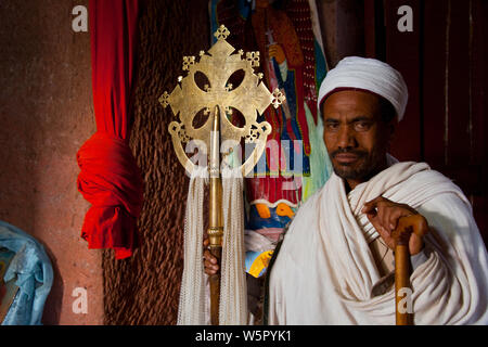 Iglesias de Lalibela, Lalibela, Etiopia, Africa Foto Stock