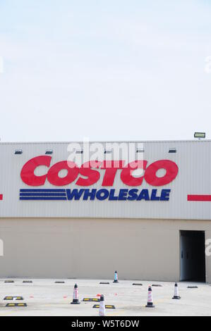 --FILE--Cina il primo mattone-e-mortaio store del Global Membership club magazzino rivenditore Costco Wholesale Corp è in costruzione a Shanghai, Chi Foto Stock