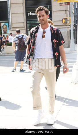 NEW YORK, NY - Luglio 29: Ben Aldridge a costruire serie in New York City il 29 luglio 2019. Credito: RW/MediaPunch Foto Stock