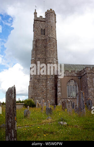 La Chiesa di Sant'Andrea, Moretonhampstead, Devon, Inghilterra, Regno Unito. Foto Stock