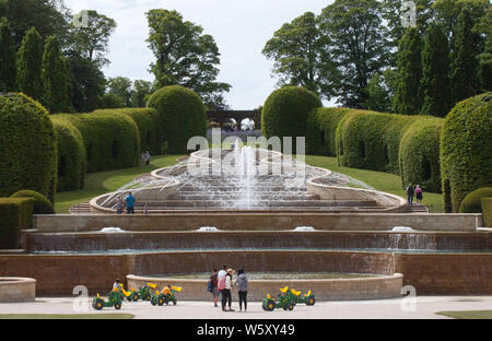 Giardini di Alnwick Foto Stock