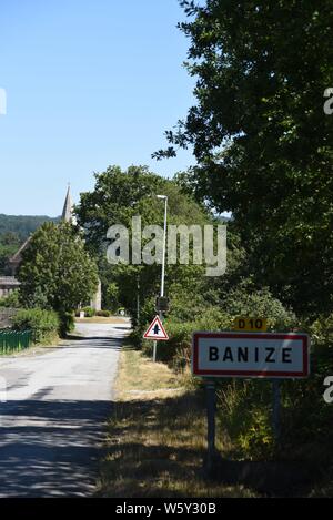 Moutier d'Ahun è nel Dipartimento della Creuse nella regione Nouvelle-Aquitaine nella Francia centrale. Foto Stock