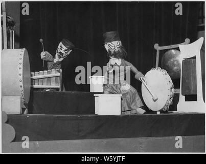 WPA Federal Progetto Teatro in New York:Unità delle Marionette Foto Stock