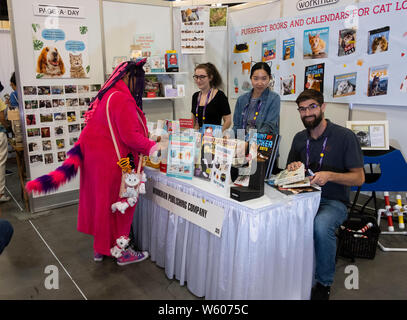 Convenzione CatCon a Pasadena Convention Center, Pasadena, California, Stati Uniti d'America Foto Stock