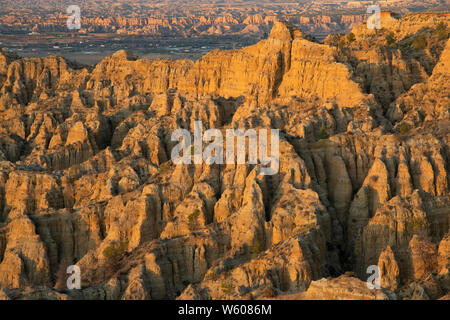 Europa; europeo; Iberia; Spagna; Spagnolo; Andalusia; Purullena; Badlands; Foto Stock