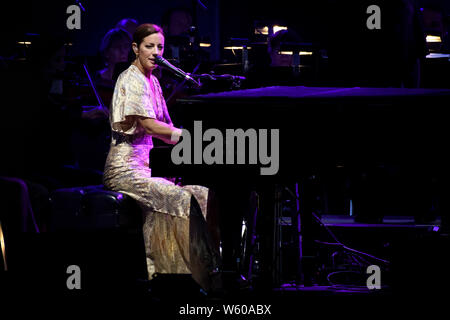 Luglio 29, 2019, Toronto, Ontario, Canada: Canadese cantante e cantautore Sarah McLachlan eseguito un sold out show in Toronto. Nella foto: SARAH MCLACHLAN (credito Immagine: © Angelo Marchini/ZUMA filo) Foto Stock