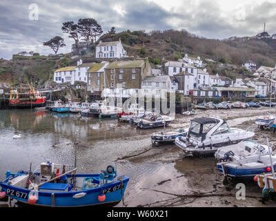 Porto ISAACS E POLPERRO CORNWALL Foto Stock