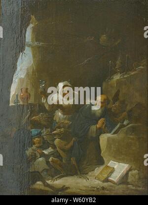 David Teniers II - le tentazioni di San Antonio - Foto Stock