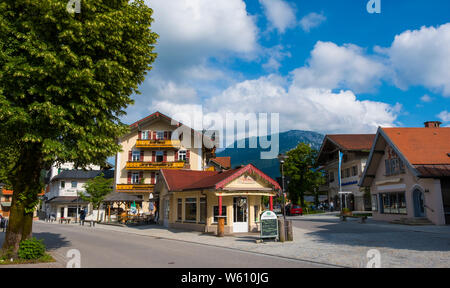 Ruhpolding in Baviera, Germania, Europa. Foto Stock