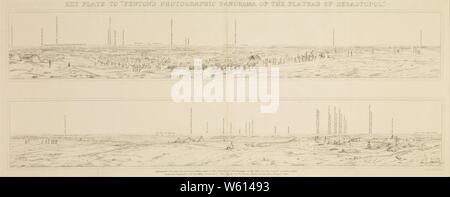 Giorno & Son (British, attivo 1850s - 1880) - Panorama dell'altopiano di Sebastopol. - Foto Stock