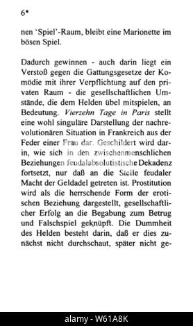 De 14 Tage a Parigi (Fischer CA) 450. Foto Stock