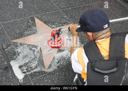 Un giorno nella vita di Hollywood, CA Foto Stock