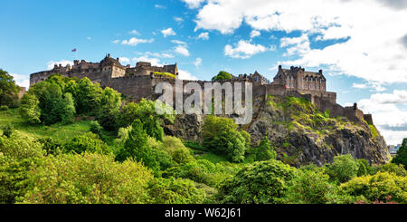 Il Castello di Edimburgo, Edimburgo, Scozia, Regno Unito Foto Stock