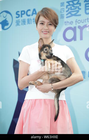 Hong Kong cantante e attrice Gigi Leung partecipa ad un evento di beneficenza a Hong Kong, Cina, 2 settembre 2018. *** Caption locale *** Foto Stock