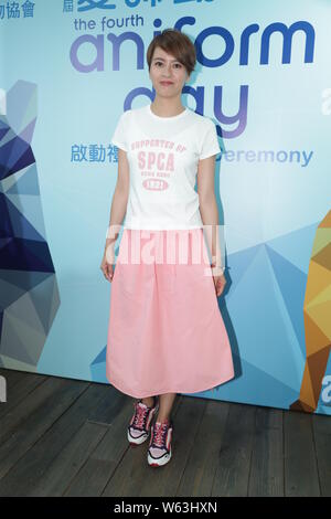 Hong Kong cantante e attrice Gigi Leung partecipa ad un evento di beneficenza a Hong Kong, Cina, 2 settembre 2018. *** Caption locale *** Foto Stock