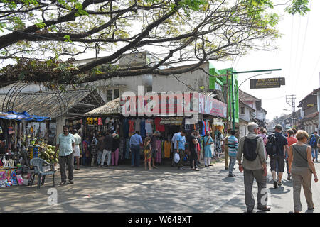 L'ingresso alla città Giudeo, Fort Kochi, Kerala, India Foto Stock